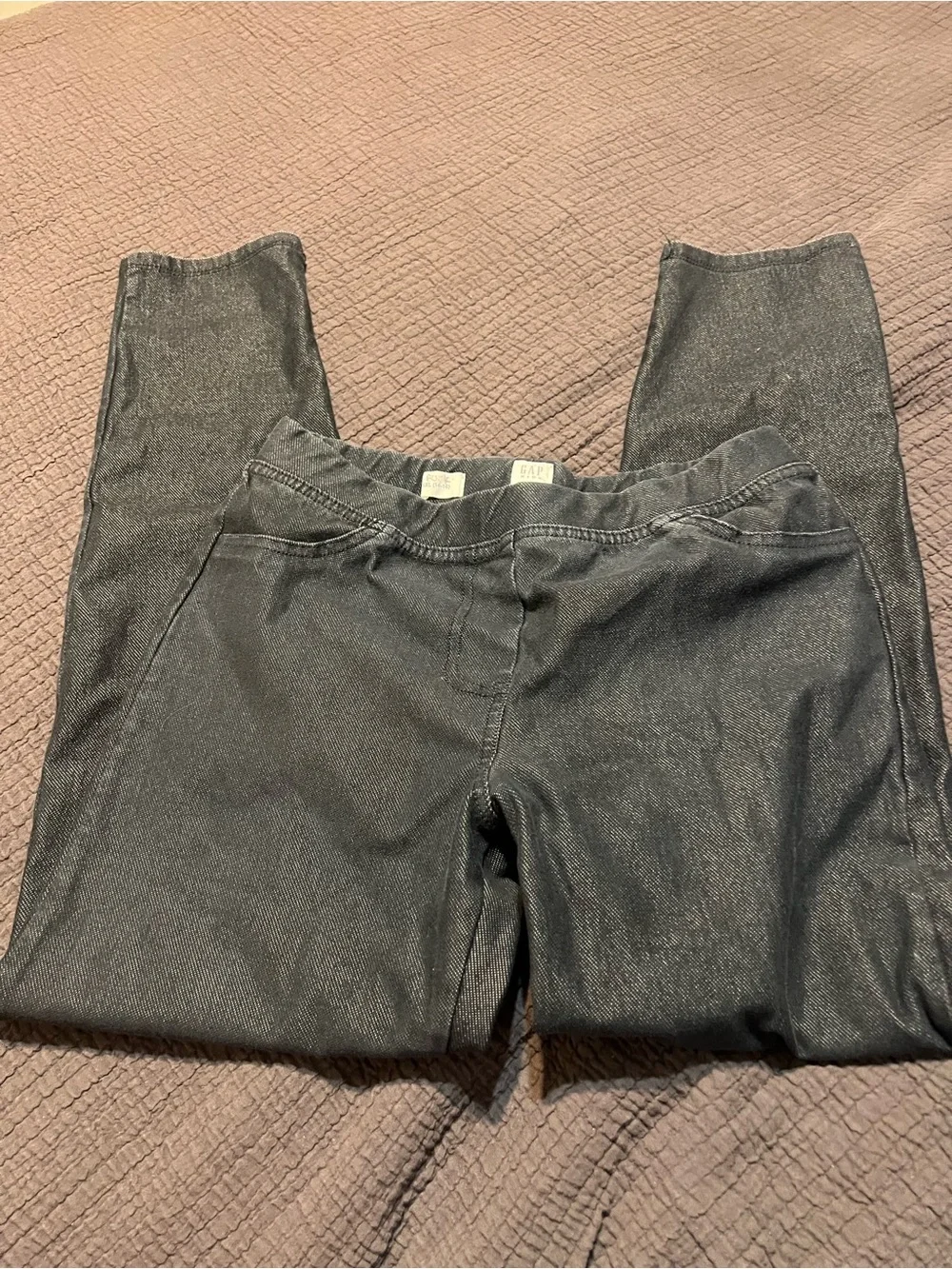 GAP Girls Dark Blue Jeggings - Stretch Pull-On Jeans Sz 14-16 (XL)